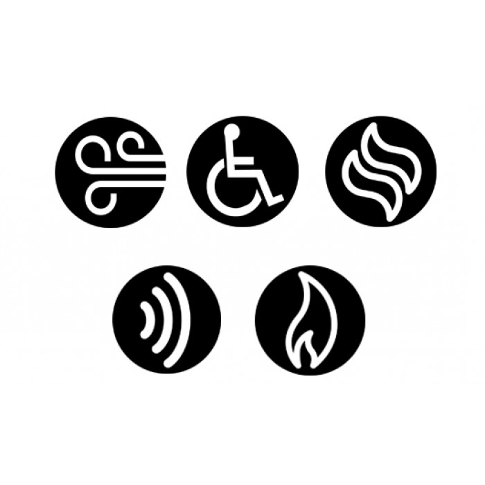 Αεροφράκτης χωνευτός Athmer Isolporte Omega 12/28 93cm