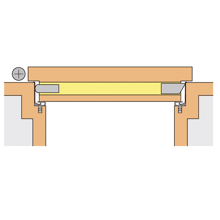 Αεροφράκτης χωνευτός Athmer Doppeldicht 12/35 83.3cm