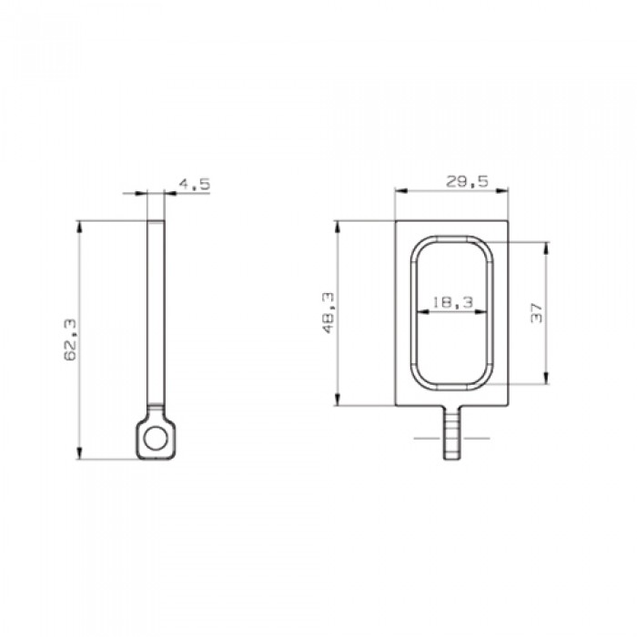Κρίκος κουρτινόβεργας 0031 Zωγομεταλ Φ12 Όρο ματ