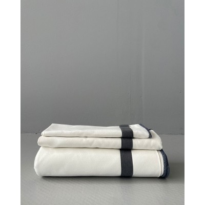 Μπεζ με Ανθρακί Ρέλι Αθλητική Πετσέτα Yoga-Travel-Sports Thor 78x180cm Λουτρού | 78x180cm Μπεζ