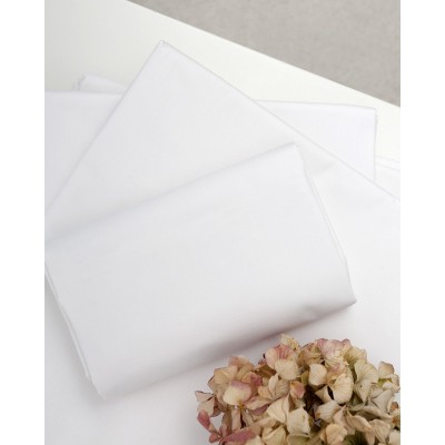 Ξενοδοχειακή Oxford Sateen Μαξιλαροθήκη Astor 52x72+5cm 52x72 5cm Άσπρο