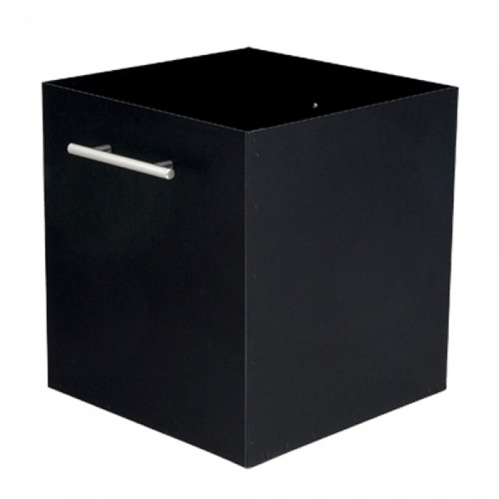 Μεταλλική ξυλιέρα τζακιού Viometal 1040 ΡΟΥΕΝ Μαύρο χρώμα  32.5x32.5x35.5cm