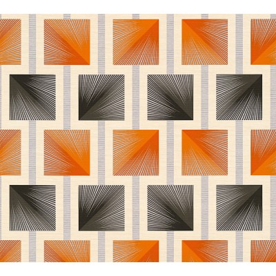 Ταπετσαρία Τοίχου A.S-Creation AS340682 γκρί,πορτοκαλί  (10,05 x 0,53m)