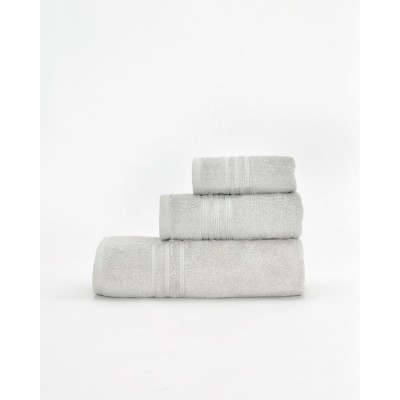 Βαμβακερή Πετσέτα Μονόχρωμη Wild Χειρός | 30x50cm Γκρι