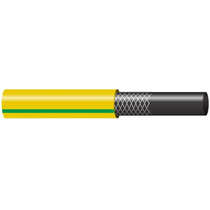 Λάστιχο Ποτίσματος Tsaleras Πλεκτός Κίτρινος 5/8" – 16mm 335058 Ενισχυμένος από Πολυεστερική Πλέξη 15m