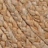 Πλεκτό χαλάκι Trecase Διάμετρος 90cm Μπεζ