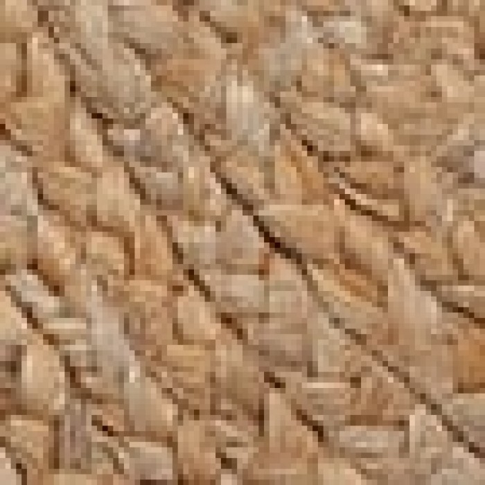 Πλεκτό χαλάκι Trecase Διάμετρος 90cm Μπεζ