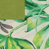 Εμπριμέ Ποδιά Μέσης με Πράσινη Τσέπη Palmeras Μέσης (61x65cm)