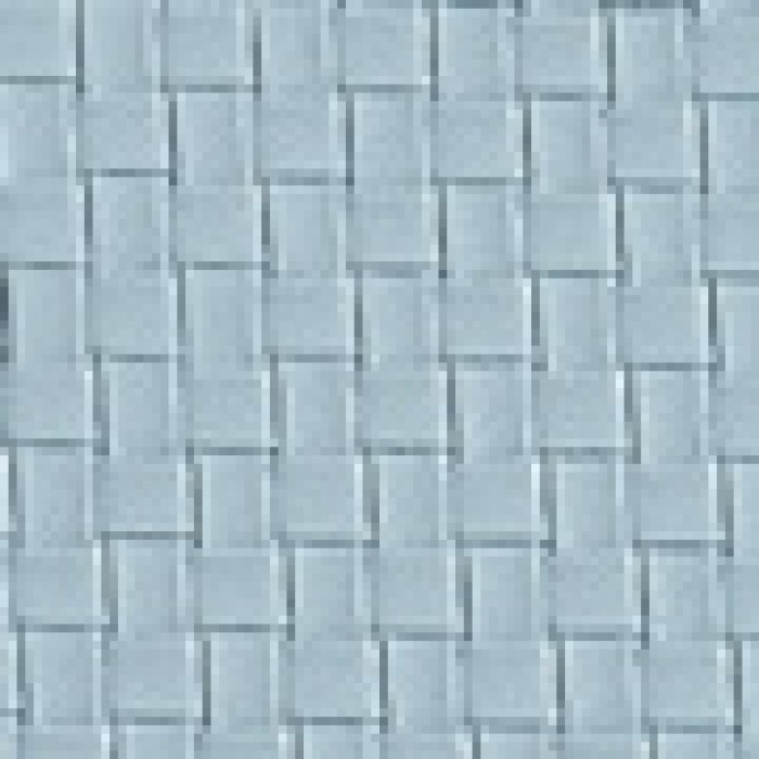 Δίχρωμο Στρογγυλό Πλεκτό Σουπλά από Δερματίνη Lorum Des.3 One Size (38cm) Σιέλ