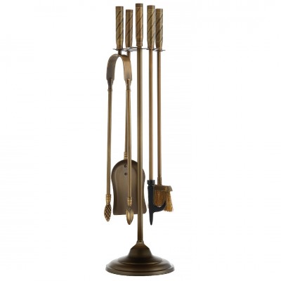 Σετ κρεμανταλάδες Ζωγομετάλ 1195-Β06 σε Μπρονζέ Χωρίς Σταχτοθήκη