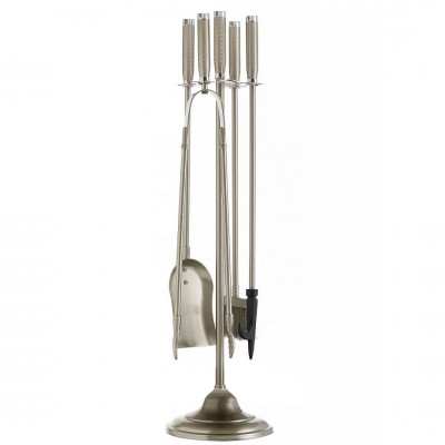 Σετ κρεμανταλάδες Ζωγομετάλ 1200-Β06 σε Νίκελ Ματ/Χρώμιο Χωρίς Σταχτοθήκη