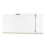Γυάλινη Κάλυψη τζακιού 563 σε Νίκελ Ματ 50x80+30cm