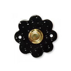 Κουδούνι μπουτόν εξώπορτας ρουστίκ σειρά 224 Μαύρο χρώμα