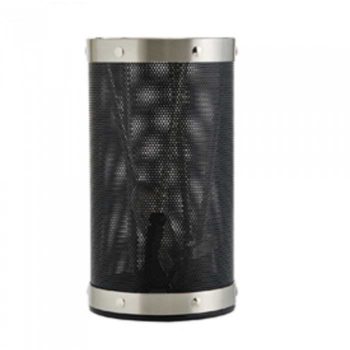 Ομπρελοθήκη Ζωγομετάλ Κ16 σε Μαύρο-Νίκελ Ματ