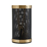 Ομπρελοθήκη Ζωγομετάλ Κ16 σε Μαύρο-Όρο Ματ