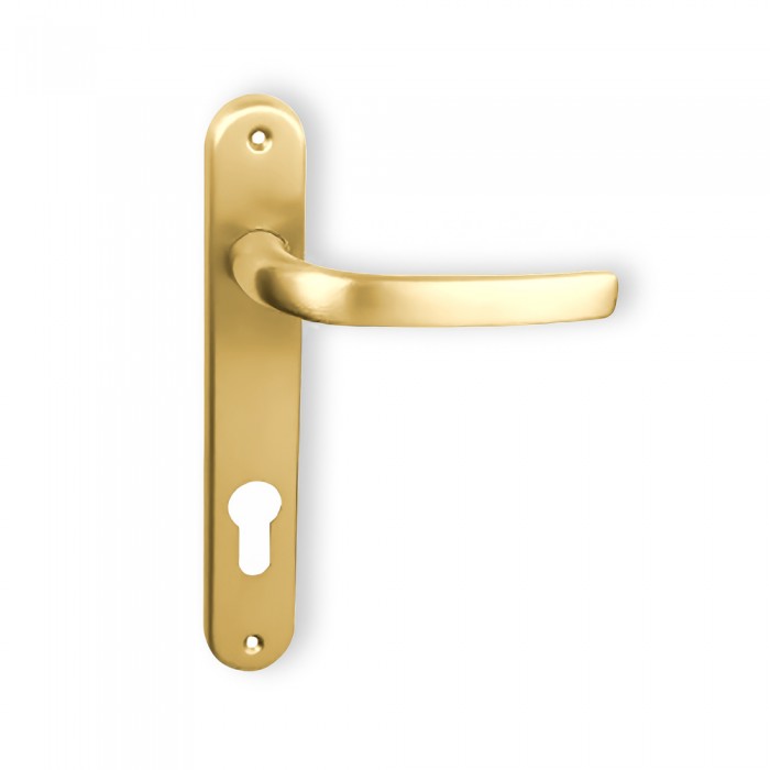 Πόμολο Αλουμινόπορτας με στενή πλακά 32mm (1τεμάχιο) Ζωγομετάλ σειρά 0302 Όρο ματ