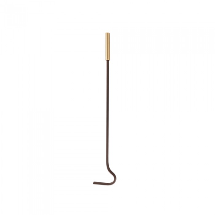 Αξεσουάρ τζακιού λόγχη ζωγομετάλ 1230 σε αντικέ σκουριά-όρο ματ