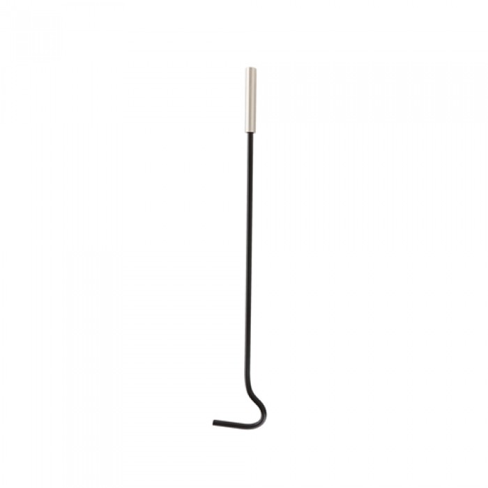 Αξεσουάρ τζακιού λόγχη ζωγομετάλ 1230 σε μαύρο-νίκελ ματ