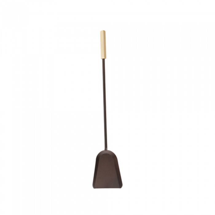 Αξεσουάρ τζακιού φτυαράκι ζωγομετάλ 1235 σε αντικέ σκουριά-όρο ματ