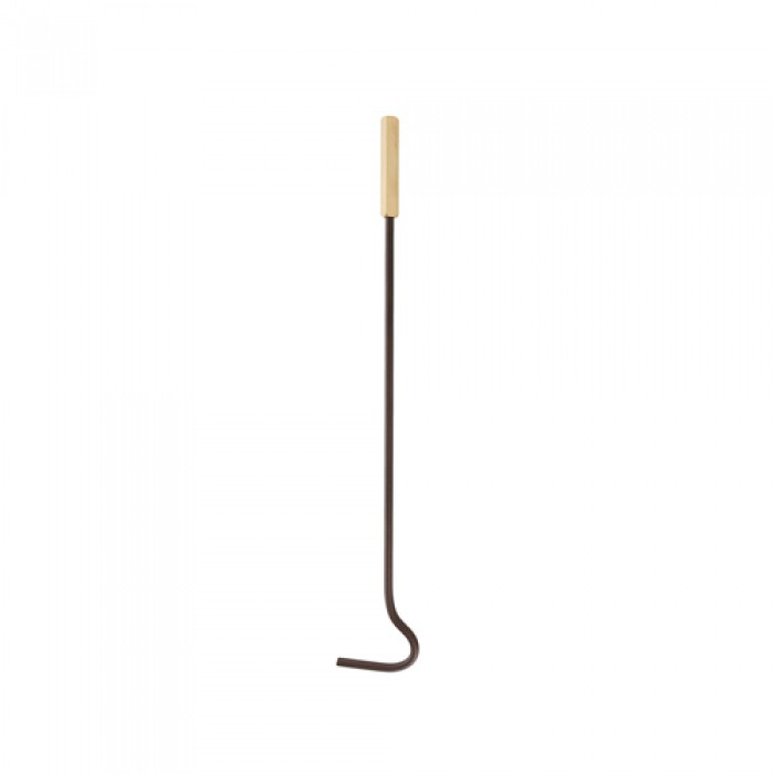 Αξεσουάρ τζακιού λόγχη ζωγομετάλ 1235 σε αντικέ σκουριά-όρο ματ