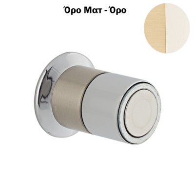 Στόπερ πόρτας-τοίχου 952 μαγνητικό 30mm Όρο ματ / Όρο