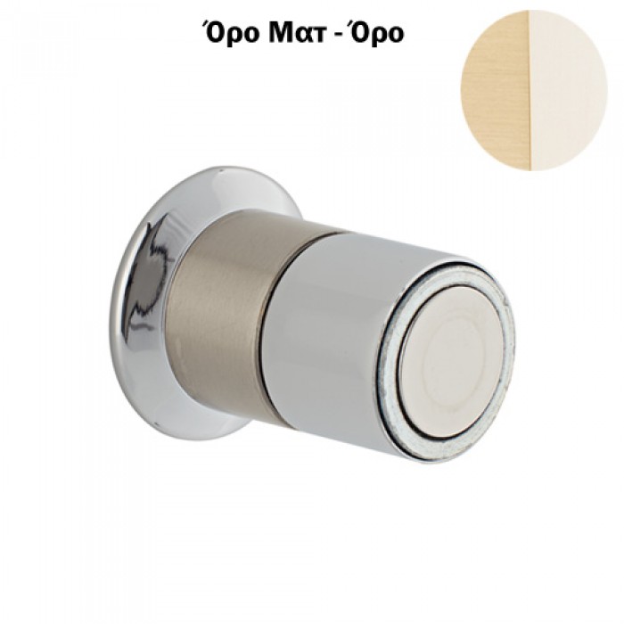 Στόπερ πόρτας-τοίχου 952 μαγνητικό 30mm Όρο ματ / Όρο