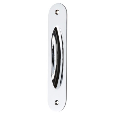 Χούφτα συρόμενης πόρτας σειρά 220 Χρώμιο Χωρίς Οπή