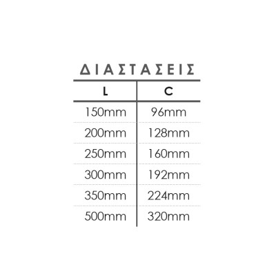 Λαβίτσα επίπλου Ø12 Μαύρο Ματ   726