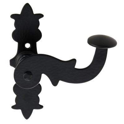 Πόμολο παραθύρου με χειρολαβή 143 Μαύρο χρώμα