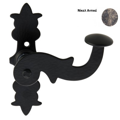 Πόμολο παραθύρου με χειρολαβή 143 Νίκελ αντικέ