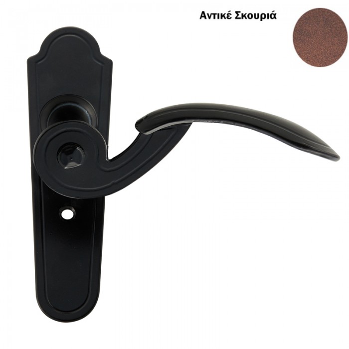 Πόμολο παραθύρου με χειρολαβή 145 Αντικέ σκουριά
