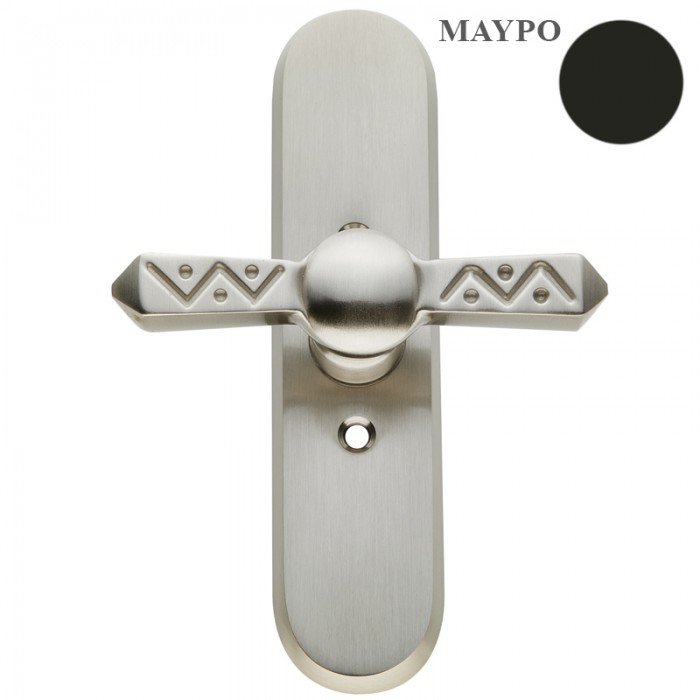 Πόμολο παραθύρου με χειρολαβή 261 Μαύρο χρώμα