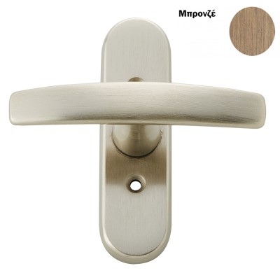 Πόμολο παραθύρου με χειρολαβή 302 Μπρονζέ