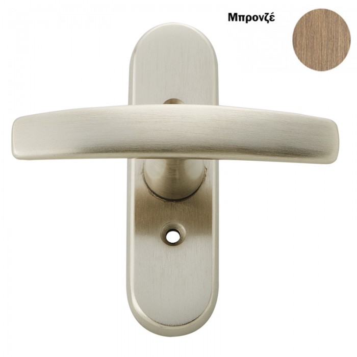 Πόμολο παραθύρου με χειρολαβή 302 Μπρονζέ