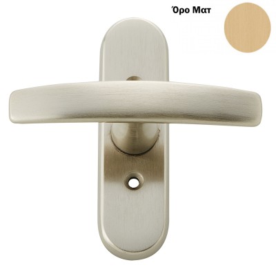 Πόμολο παραθύρου με χειρολαβή 302 Όρο ματ