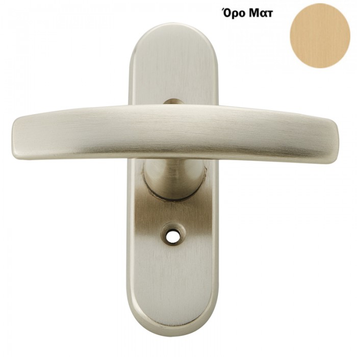 Πόμολο παραθύρου με χειρολαβή 302 Όρο ματ