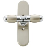 Πόμολο παραθύρου με χειρολαβή 172 Νίκελ ματ / Χρώμιο