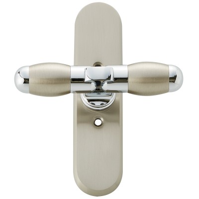 Πόμολο παραθύρου με χειρολαβή 172 Νίκελ ματ / Χρώμιο