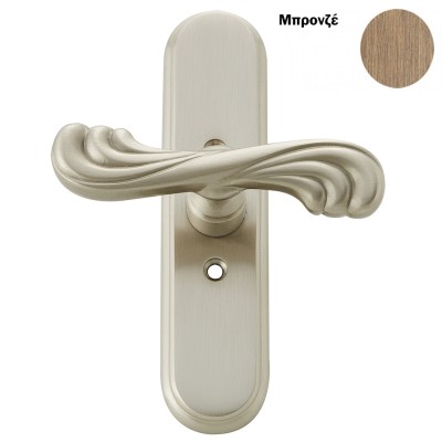 Πόμολο παραθύρου με χειρολαβή 221 Μπρονζέ