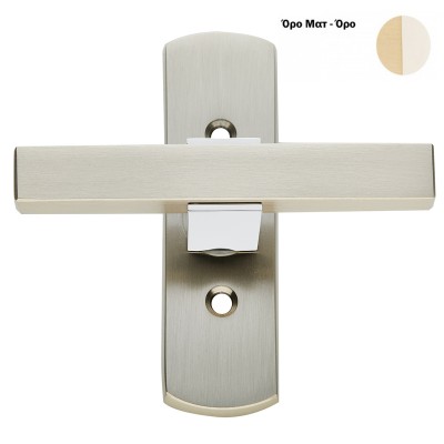 Πόμολο παραθύρου με χειρολαβή 346 Όρο ματ / Όρο