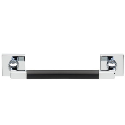 Λαβή εξώπορτας σειρά 2281 Μήκος 22.4cm Χρώμιο / Μαύρο 