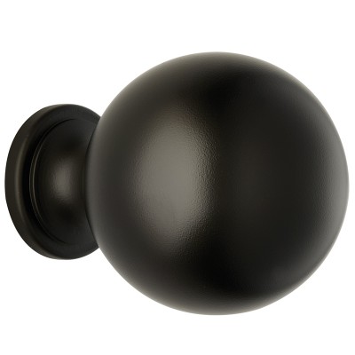 Μπούλ εξώθυρας σειρά 3010 σε Μαύρο χρώμα Ø74x98mm