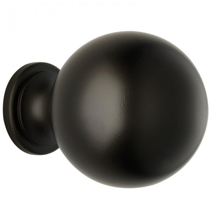 Μπούλ εξώθυρας σειρά 3010 σε Μαύρο χρώμα Ø74x98mm