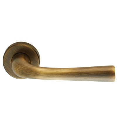 Πόμολο πόρτας χειρολαβή με ροζέτα 2361 Μπρονζέ