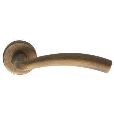 Πόμολο πόρτας χειρολαβή με ροζέτα 306 Μπρονζέ