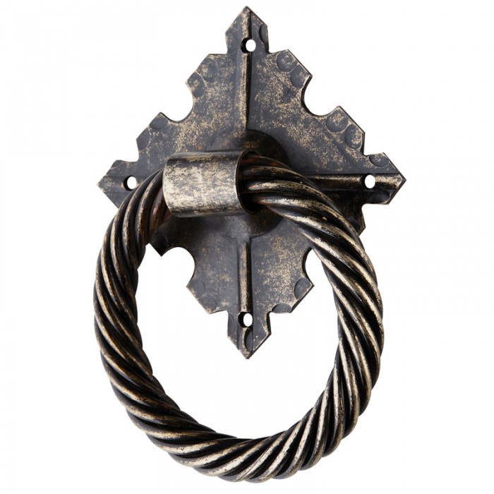 Ρόπτρα πόρτας ρουστίκ σειρά 207 σε Νίκελ αντικέ