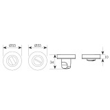 Αξεσουάρ πόρτας ασφαλείας λουτρών 101/03 Όρο