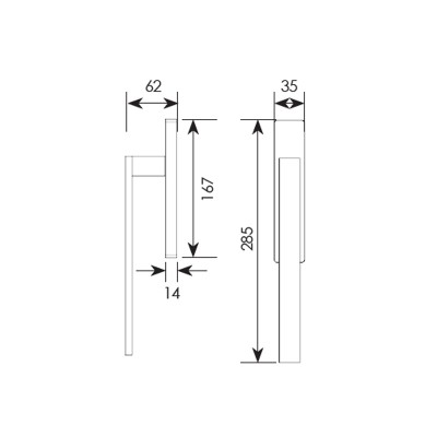 Πόμολο για παράθυρο με ανάκλιση 2144 ( 4 αποχρώσεις)