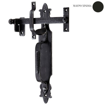 Ζεμπερέκι πόρτας σειρά 244 σε Μαύρο χρώμα