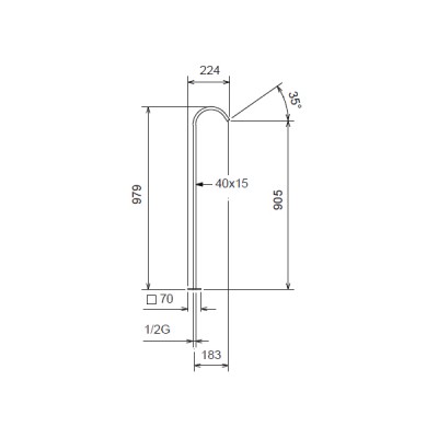Στόμιο λουτρού La Torre Java 19028 SPAV 
